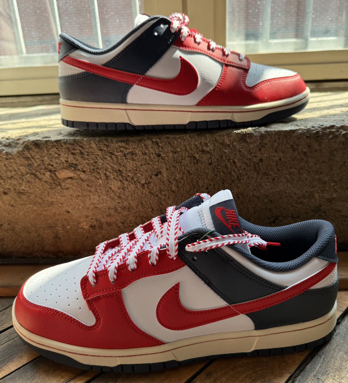 Nike Nike Dunk Low “Boston Red Sox” Size US 11 / EU 44 - 3 Thumbnail