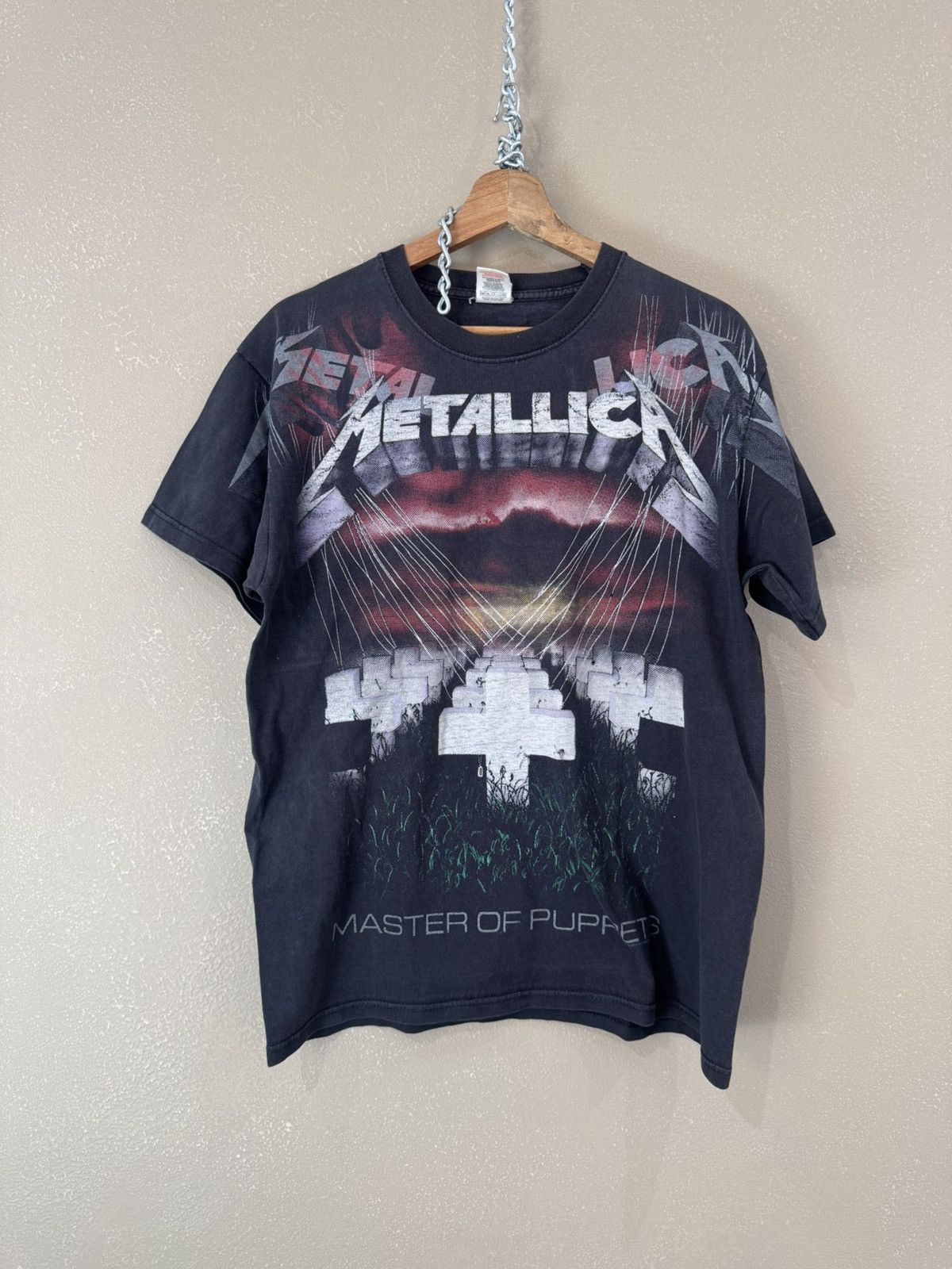 Metallica Vintage Metallica Master of Puppets Band Tour Sz 2XL Size US M / EU 48-50 / 2 - 1 Thumbnail