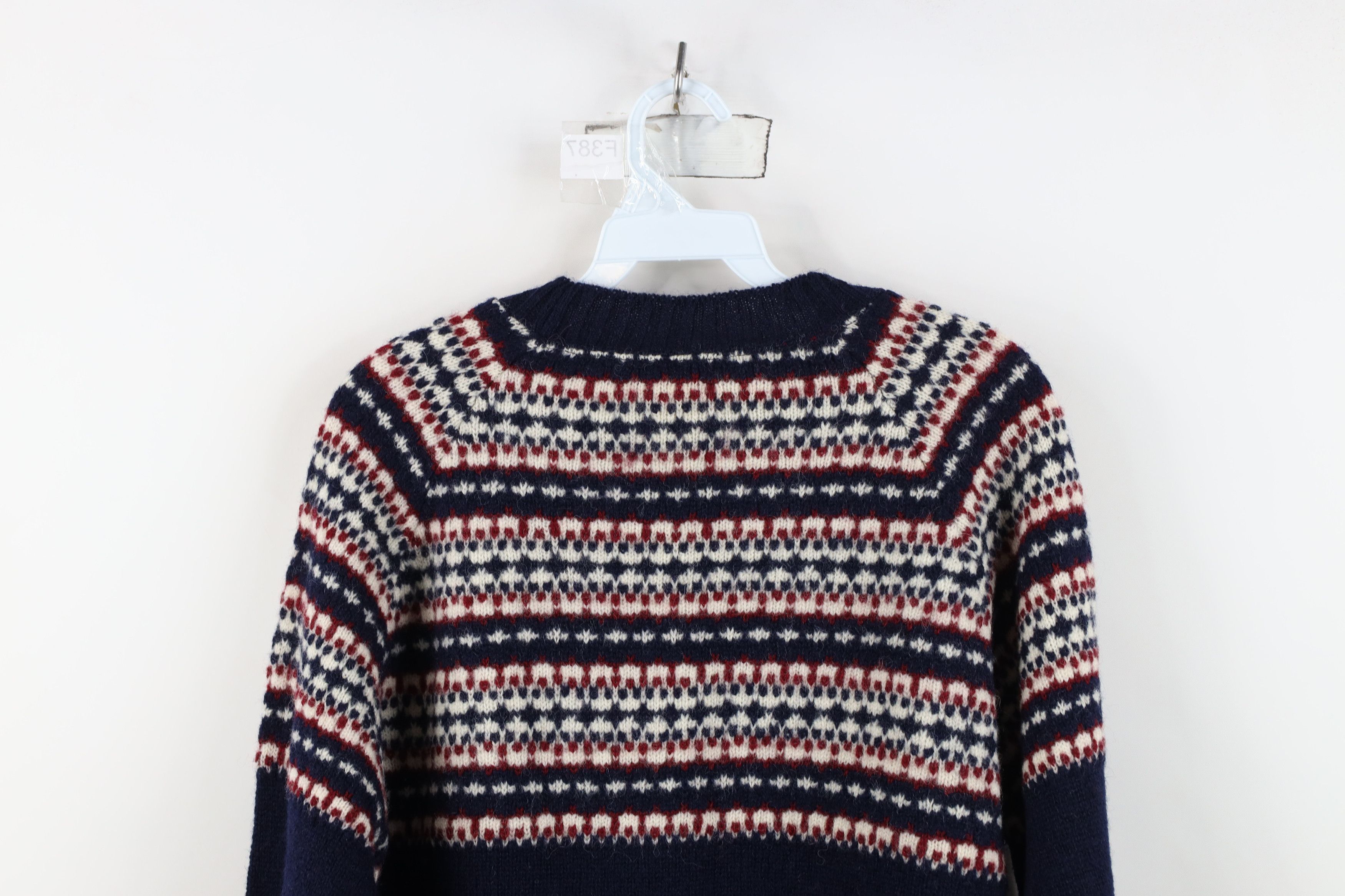 Pendleton Vintage 70s Pendleton Wool Fair Isle Knit Sweater USA Size L / US 10 / IT 46 - 8 Thumbnail