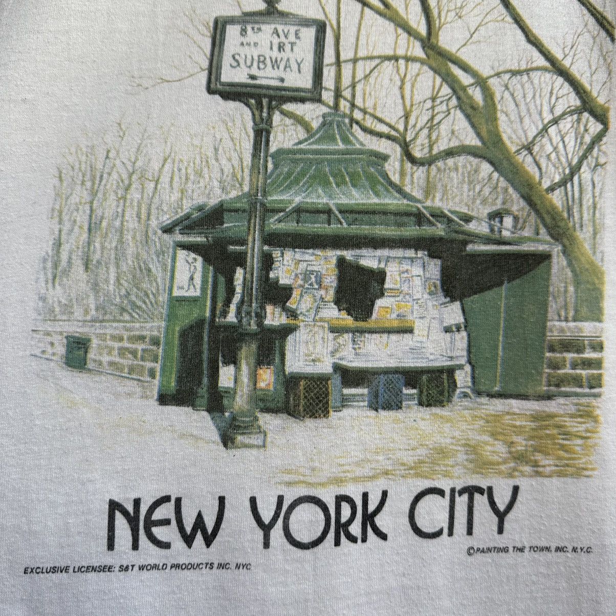 Vintage Vintage 90s Central Park New York Single Stitch Promo Tee Size US L / EU 52-54 / 3 - 4 Thumbnail