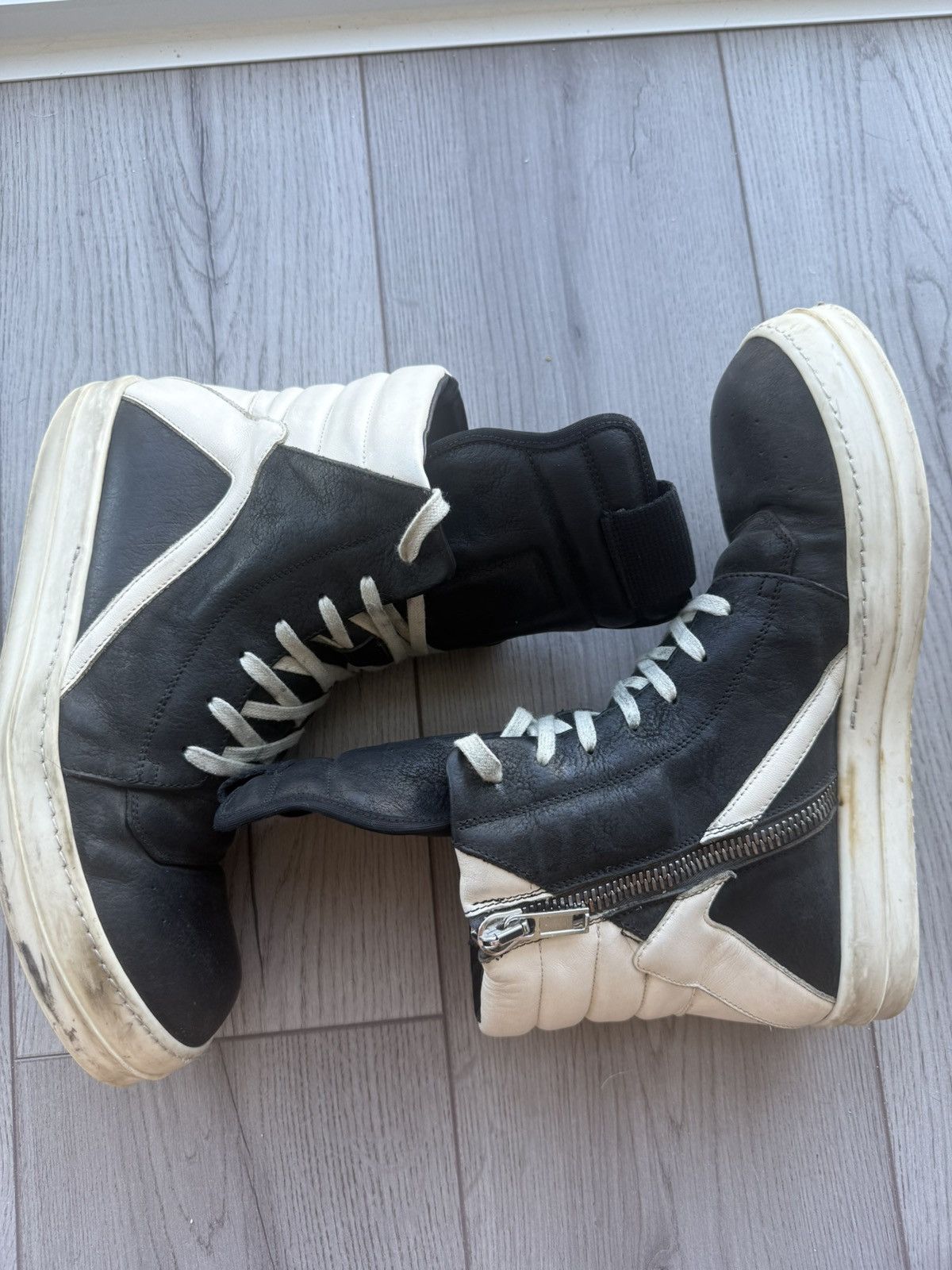 Rick Owens Rick Owens Geobaskets Size US 9.5 / EU 42-43 - 3 Thumbnail