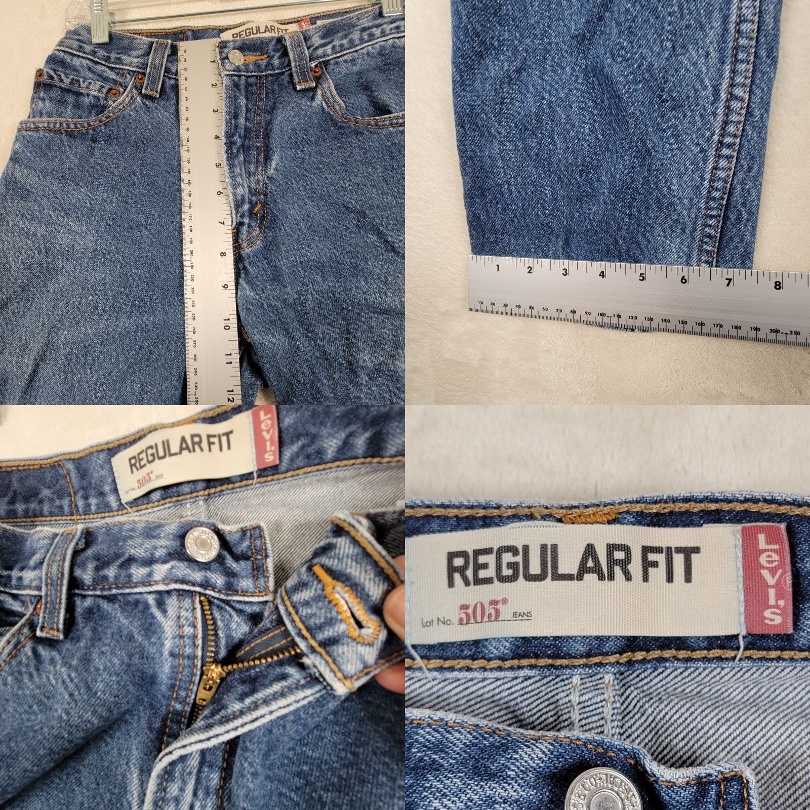 Levi's **Levi's Men's 505 Blue Straight Leg Jeans 32x32 Zip** User: Levi's Men's 505 Blue Straight Leg Jeans 32x32 Zip Size US 32 / EU 48 - 10 Thumbnail