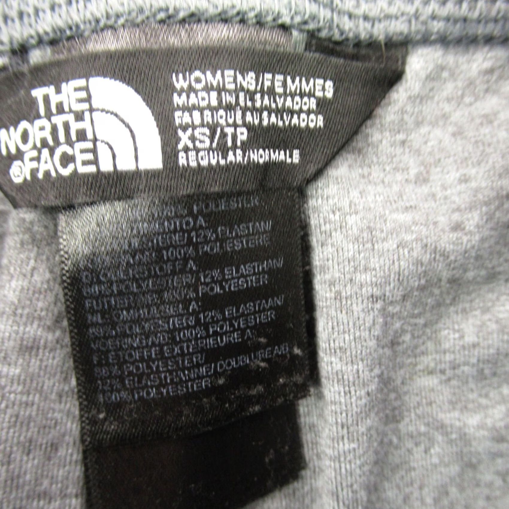 The North Face The North Face Leggings Womens XS Tapered Leg Stretch Lightweight Casual Workout Gray Polyester Blend Spandex Knit Inseam 28 in Ankle Pockets Outdoor Size 26" / US 2 / IT 38 - 3 Thumbnail
