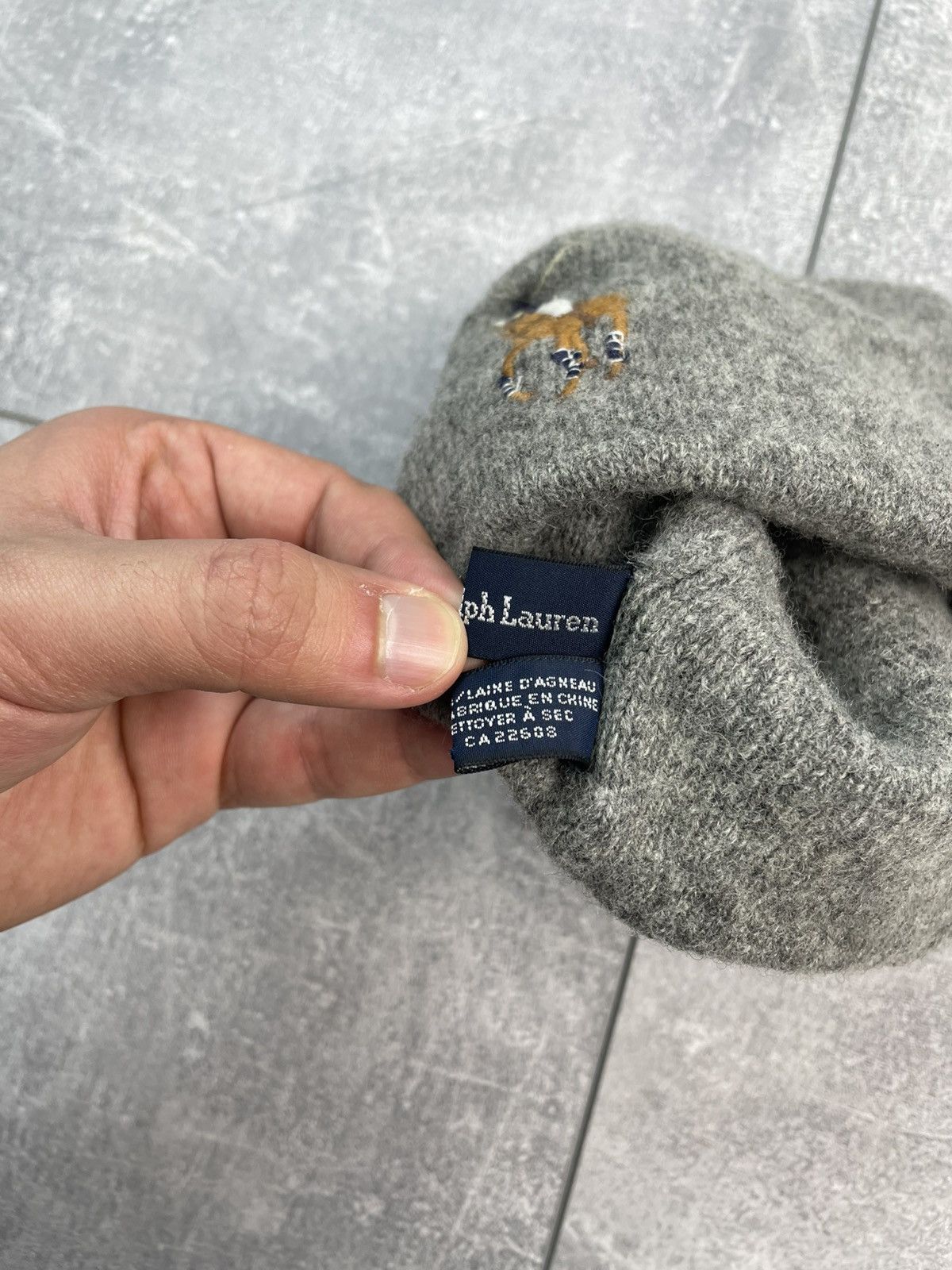 Polo Ralph Lauren Polo Ralph Lauren Vintage Wool Beanie Hat Embroidery Logo Size ONE SIZE - 5 Thumbnail