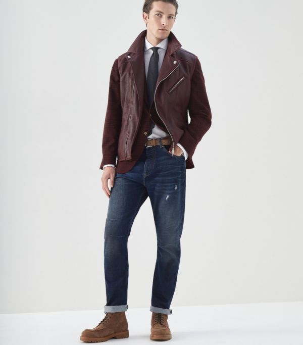 Brunello Cucinelli Jacket in Red Size US S / EU 44-46 / 1 - 5 Thumbnail