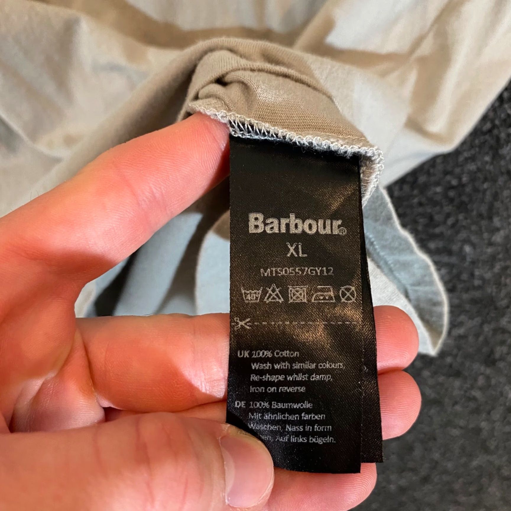 Barbour VINTAGE Barbour Beacon Shirt Mens XL Light Muted Green Beach Tee Short Sleeve Size US XL / EU 56 / 4 - 7 Thumbnail