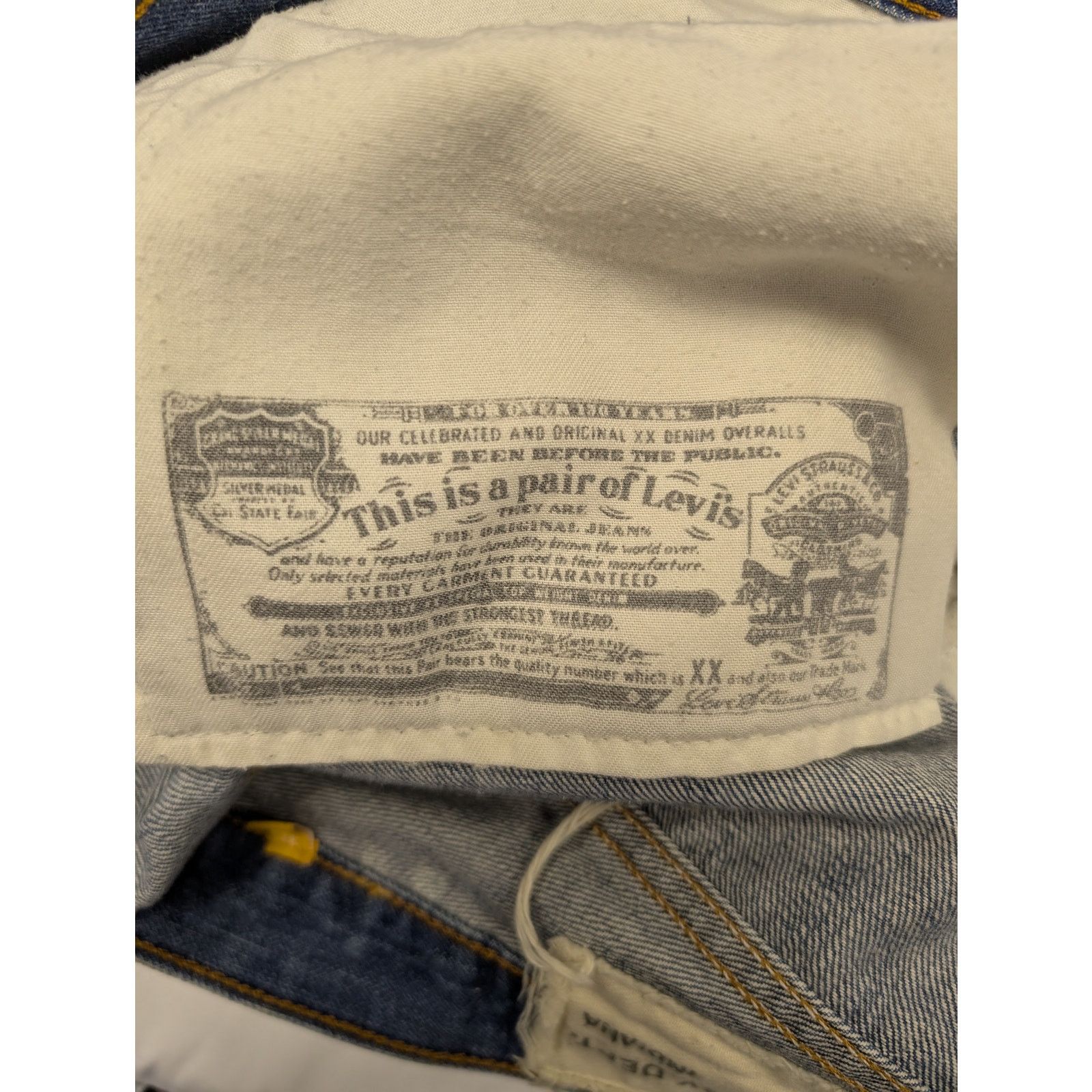Gallery Dept. o1rshd1 Cropped Denim Jean in Blue Size US 36 / EU 52 - 17 Thumbnail