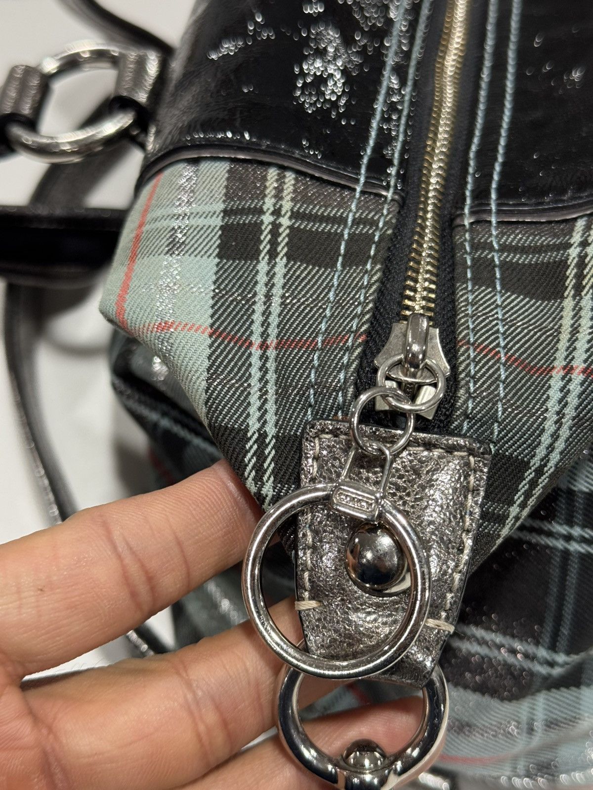 Coach Coach Poppy Tartan Plaid Satchel Bag w/ Hangtags Size ONE SIZE - 13 Thumbnail