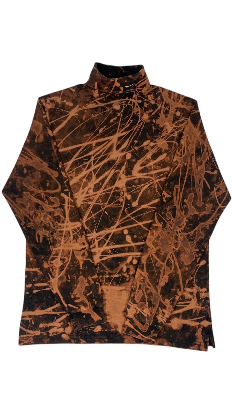 Nike 🔥LASTDROP🔥 Nike Roll Neck Custom Acid Dyed Rusted Sweatshirt Size US M / EU 48-50 / 2 - 1 Thumbnail