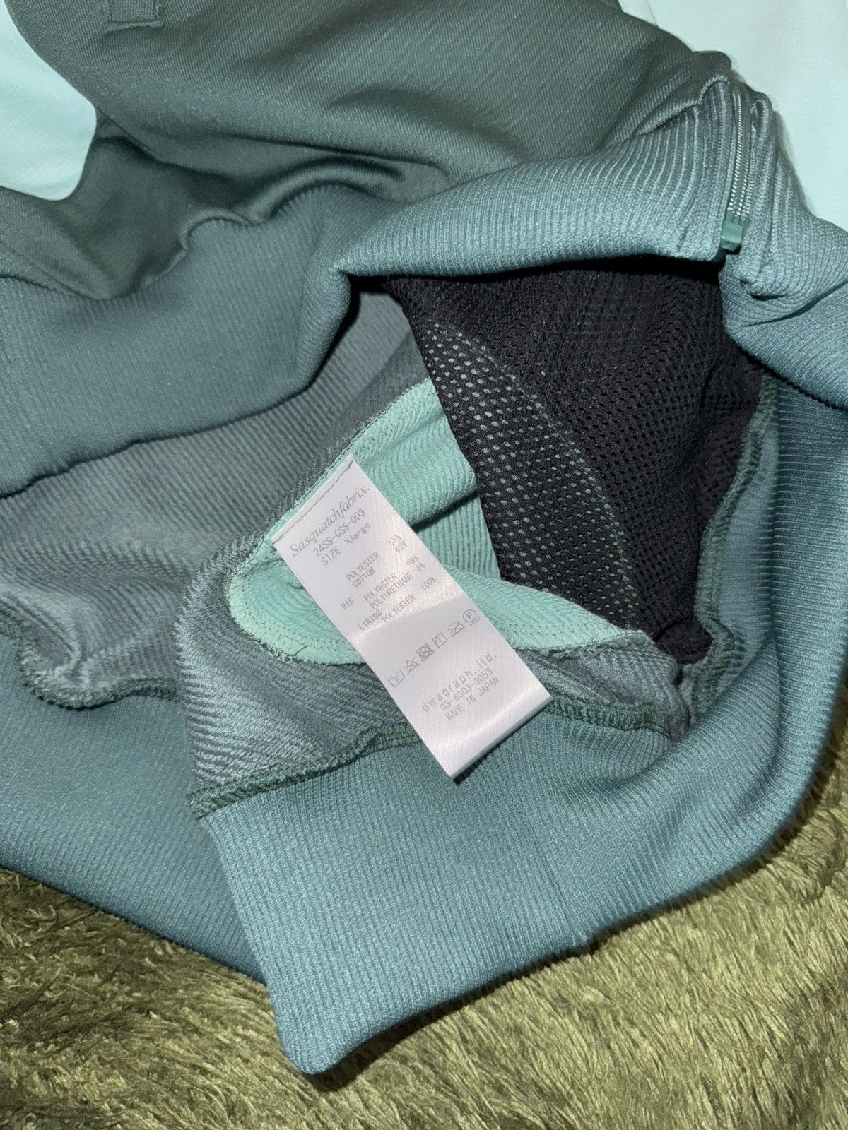 Sasquatchfabrix [XL] Sasquatchfabrix Retro Future Mix Track Jacket green Size US XL / EU 56 / 4 - 7 Thumbnail