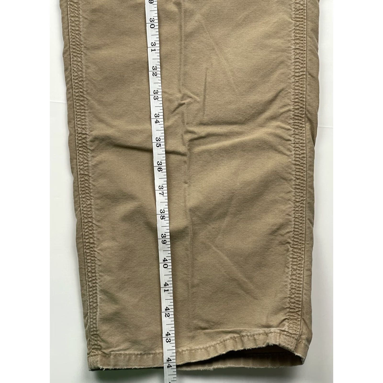 Carhartt VINTAGE Carhartt B151 DKH Canvas Carpenter Work Pants Mens 38 x 34 Straight Leg 5-Pocket Workwear Brown 100% Cotton DKH Size US 38 / EU 54 - 7 Thumbnail