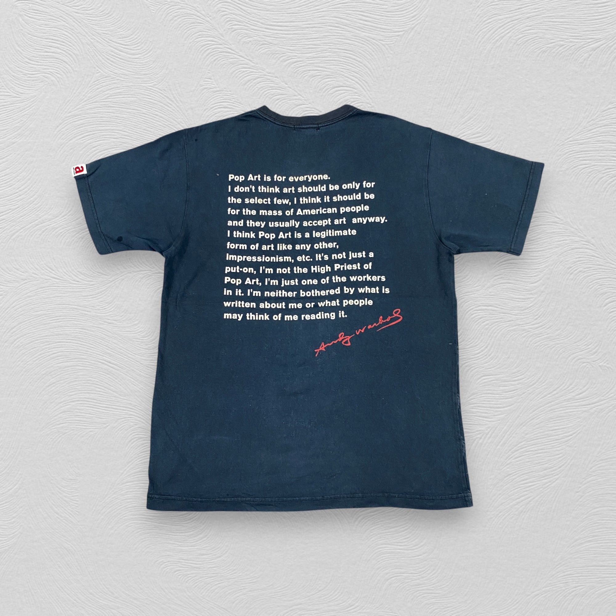 Andy Warhol Vintage Andy Warhol Over Print Tshirt -D056 Size US M / EU 48-50 / 2 - 1 Thumbnail