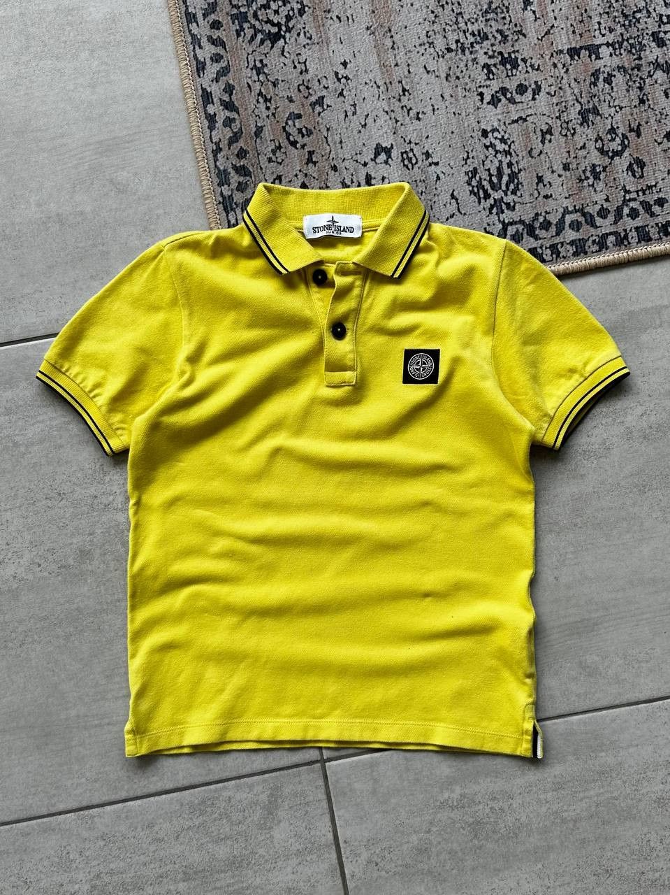 Stone Island Stone Island Junior 8 Years Yellow Patch Program Polo Size US XXS / EU 40 - 1 Thumbnail