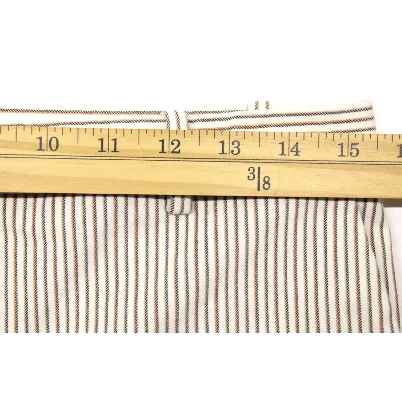 Theory Theory Womens Treeca 4 Beige Multi Striped Stretch Pants - Business & Casual Style Size 28" / US 6 / IT 42 - 5 Thumbnail