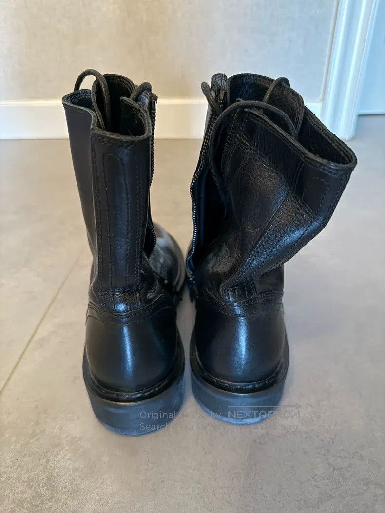 Ann Demeulemeester Ann Demeulemeester 37.5 black cowhide Martin boots Size US 7 / IT 37 - 2 Thumbnail
