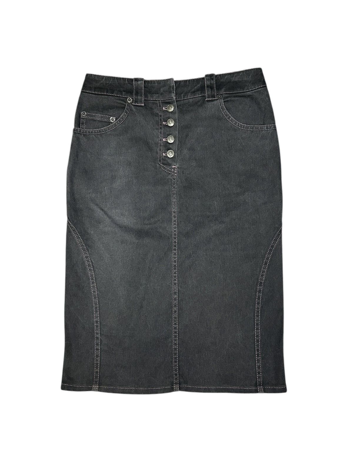Dior S/S 03 Dior by Galliano Denim Skirt Size 26" / US 2 / IT 38 - 1 Thumbnail