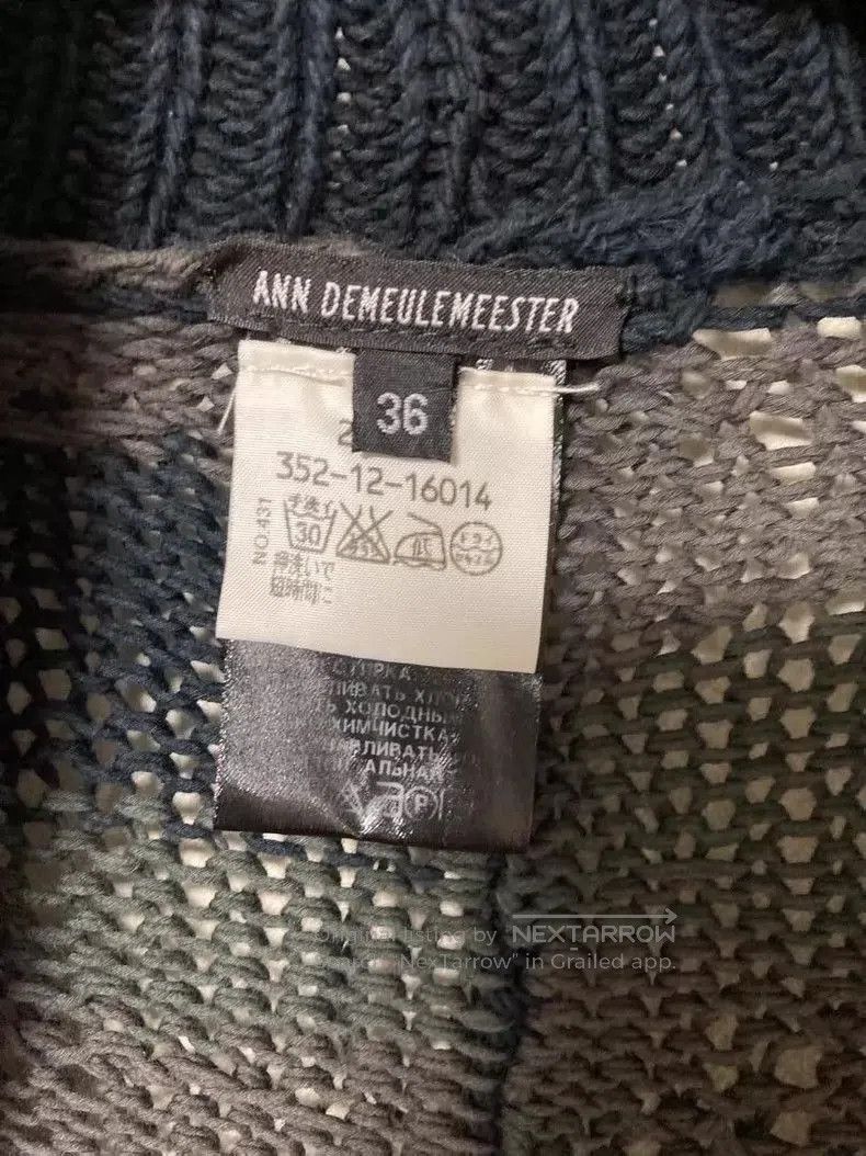 Ann Demeulemeester Ann Demeulemeester Destroy Border Rock fringe show cardigan Size US M / EU 48-50 / 2 - 3 Thumbnail