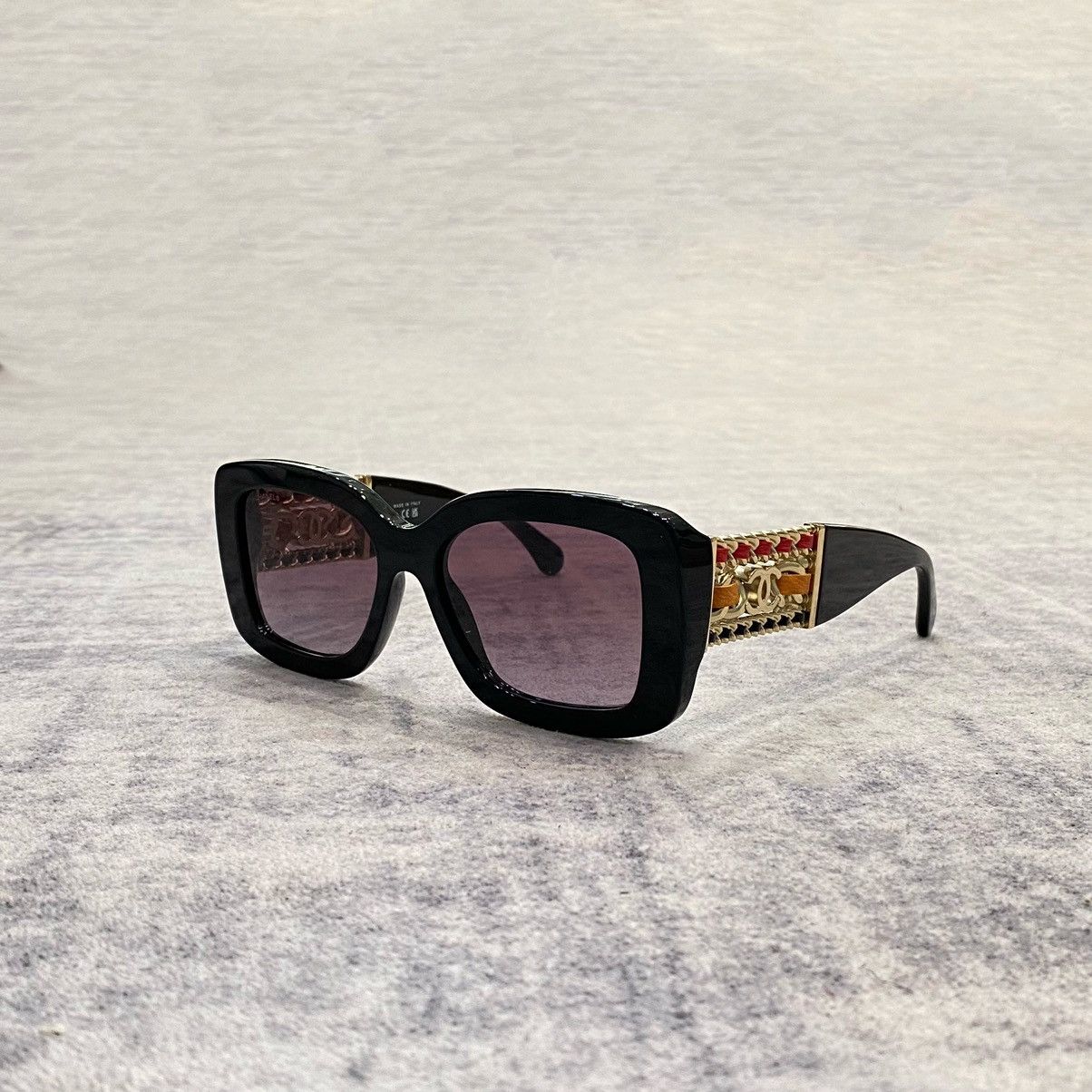 Chanel CHANEL 0CH5535Q C622S1 BLACK BORDEAUX Size ONE SIZE - 1 Thumbnail