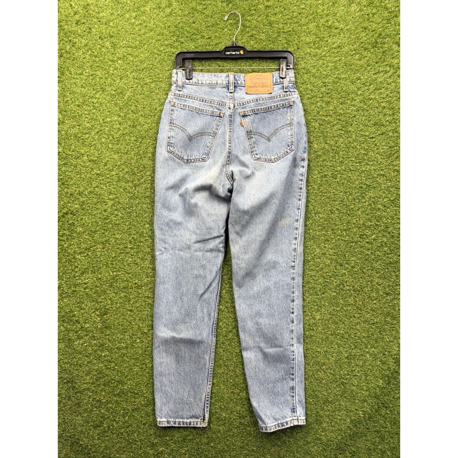 Levi's Levi's 912 Jeans Vintage Womens Slim Fit Tapered Leg 90s Light Wash Blue Denim Cotton 28 11 30in 5-Pocket Style Size 32" / US 10 / IT 46 - 2 Thumbnail