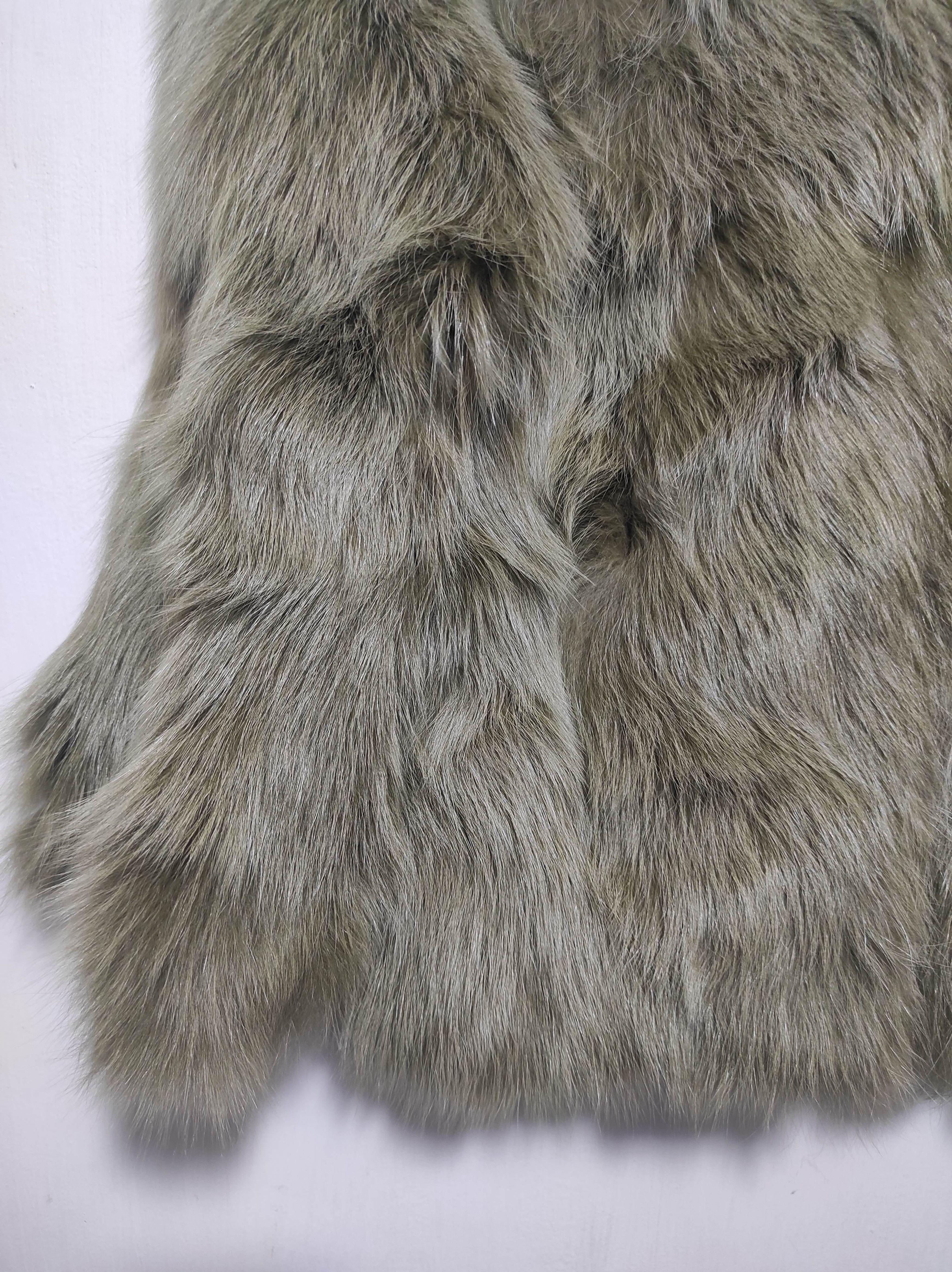 If Six Was Nine Li Hua Faux Fur Designer Winter Parka Coat Size S / US 4 / IT 40 - 4 Thumbnail