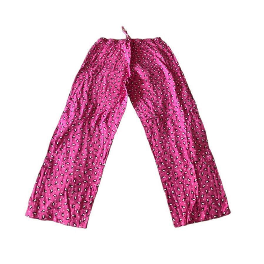 Other Cozy Pink Penguin Print Cotton Pajama Pants Sleepwear S Size ONE SIZE - 4 Thumbnail