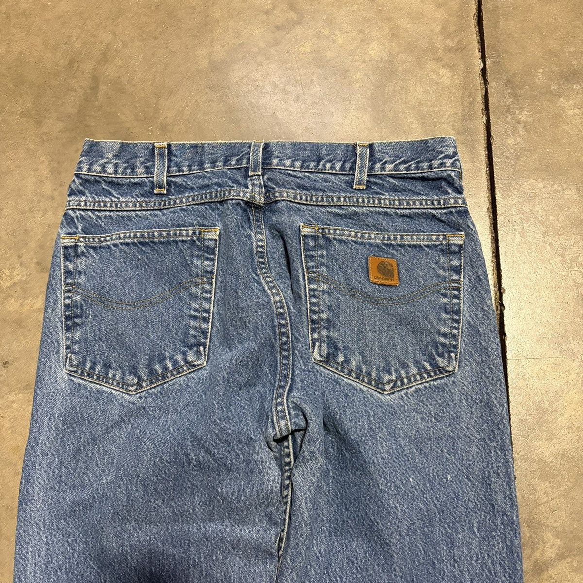 Carhartt Vintage Carhartt Denim Jeans Washed Faded B19 PRW Grunge Y2K Size US 33 - 9 Thumbnail