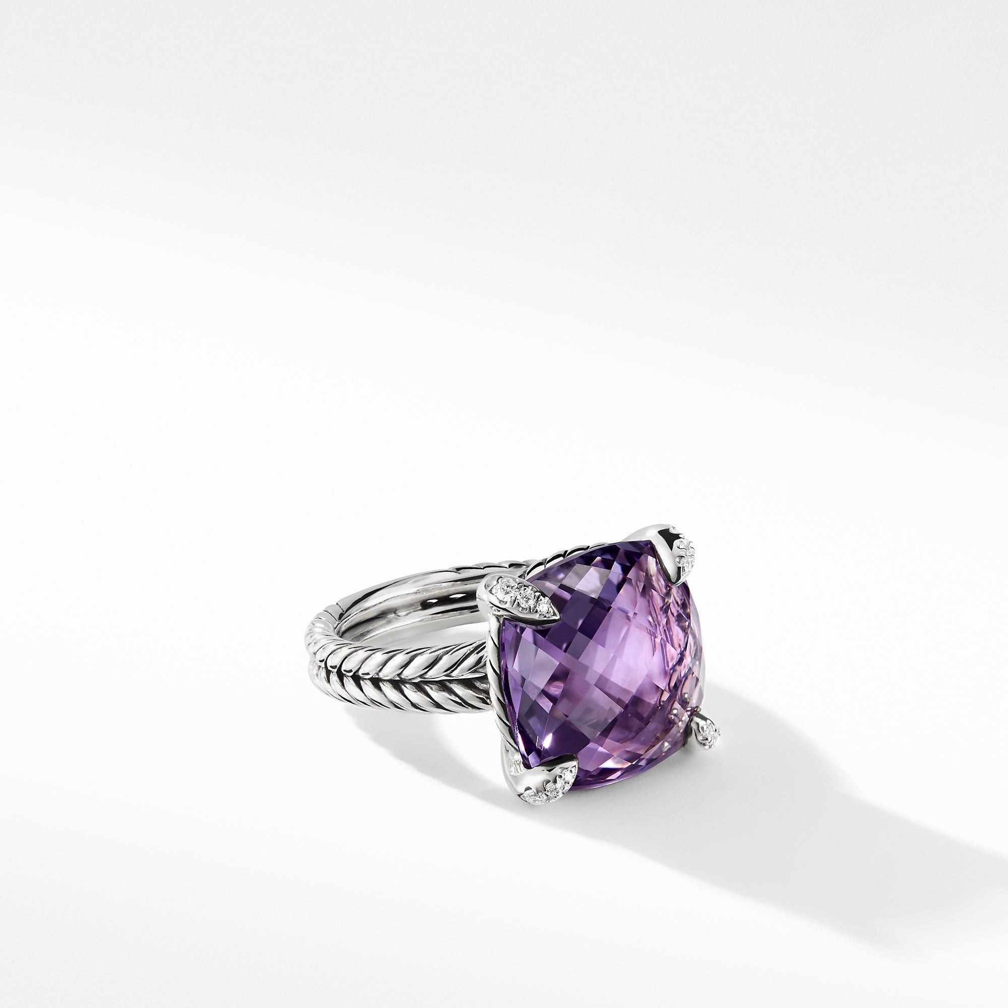 David Yurman o1w1db10526 R12742D Size:10/ Chatelaine Ring in Silver Size ONE SIZE - 1 Thumbnail