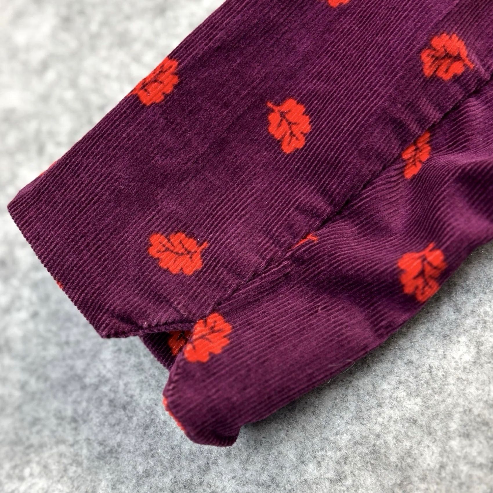 Boden Boden Corduroy Dress Burgundy 12 3/4 Sleeve Knee Length Women’s shift Casual, Travel, Party/Cocktail - UK 12 Size XL / US 12-14 / IT 48-50 - 4 Thumbnail