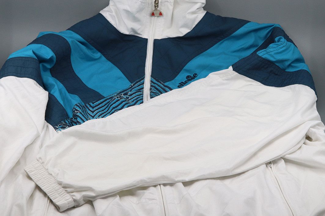 Ellesse Vintage Ellesse Windbreaker Jacket 90s Retro Track Top Size US M / EU 48-50 / 2 - 18 Thumbnail