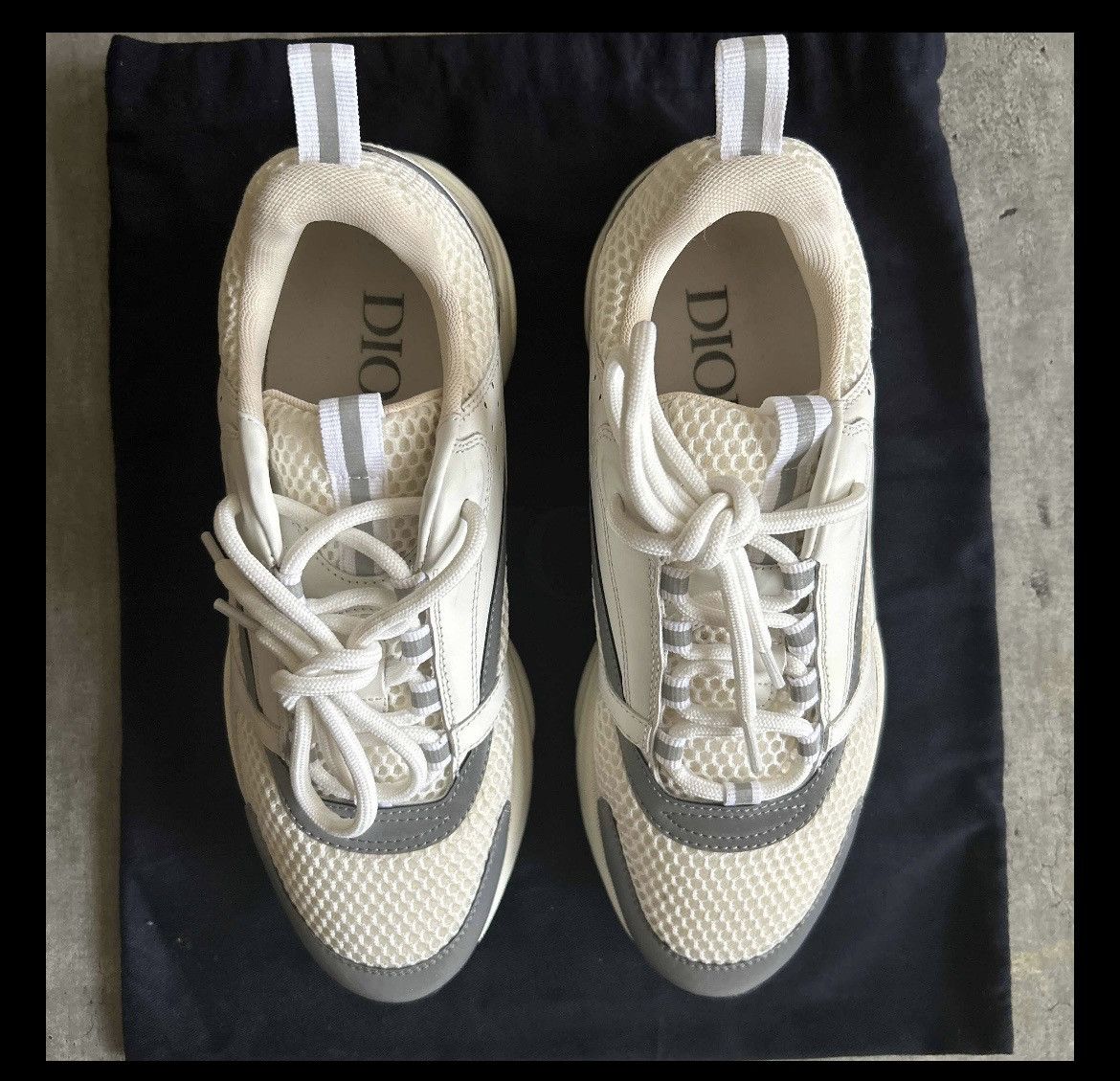Dior Dior B22 “White Gray” Size US 7 / EU 40 - 4 Thumbnail