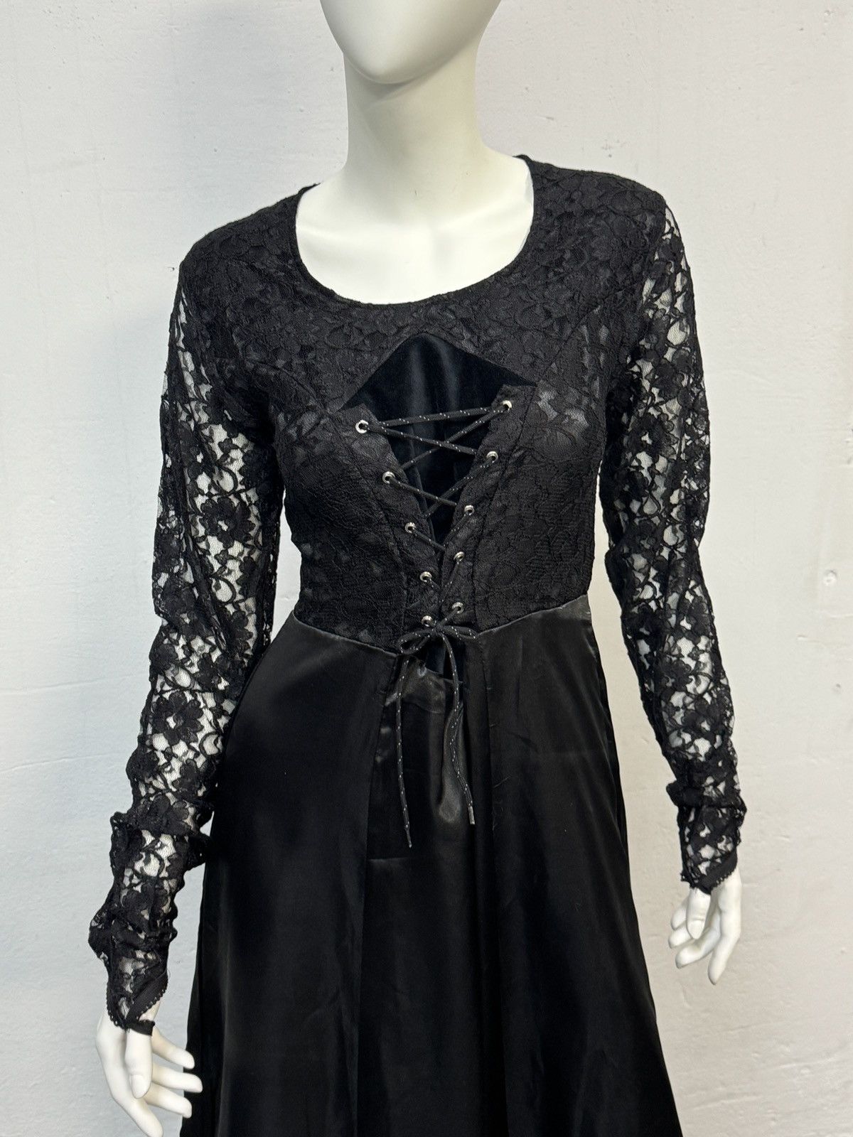 Vintage Vintage Archive Gothic y2k Maxi Dress Size M / US 6-8 / IT 42-44 - 4 Thumbnail