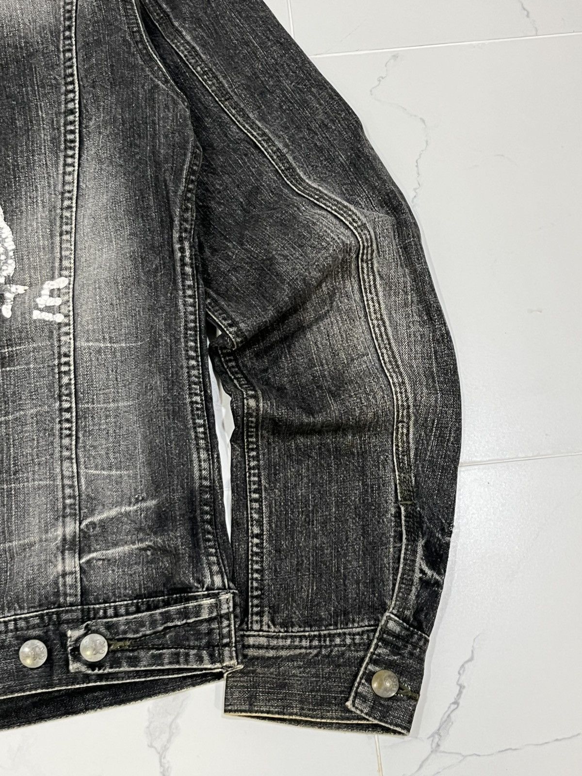 R.Newbold R.Newbold Ace Cafe London collaboration black denim jacket Size US L / EU 52-54 / 3 - 12 Thumbnail
