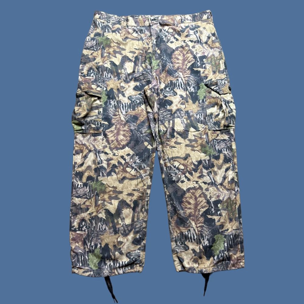 Vintage VINTAGE Mossy Oak FOREST FLOOR Hunting Cargo Pants Jerzees - Men’s 2XL USA Size US 39 - 1 Thumbnail