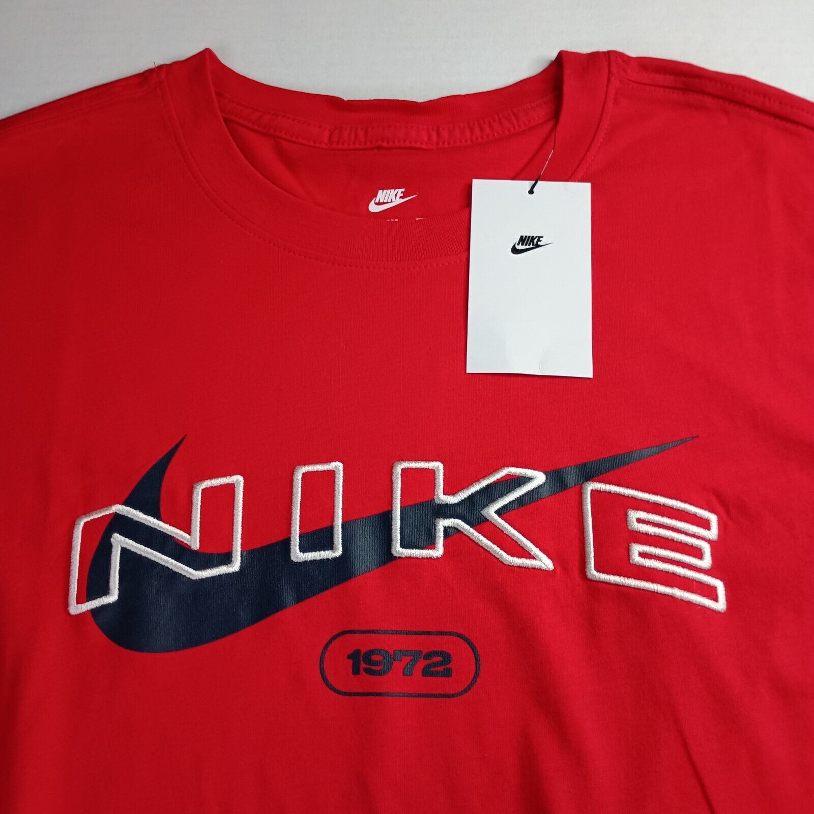 Nike Nike Men's S/S Sportswear Club Graphic T-Shirt Red Size XL Size US XL / EU 56 / 4 - 2 Thumbnail