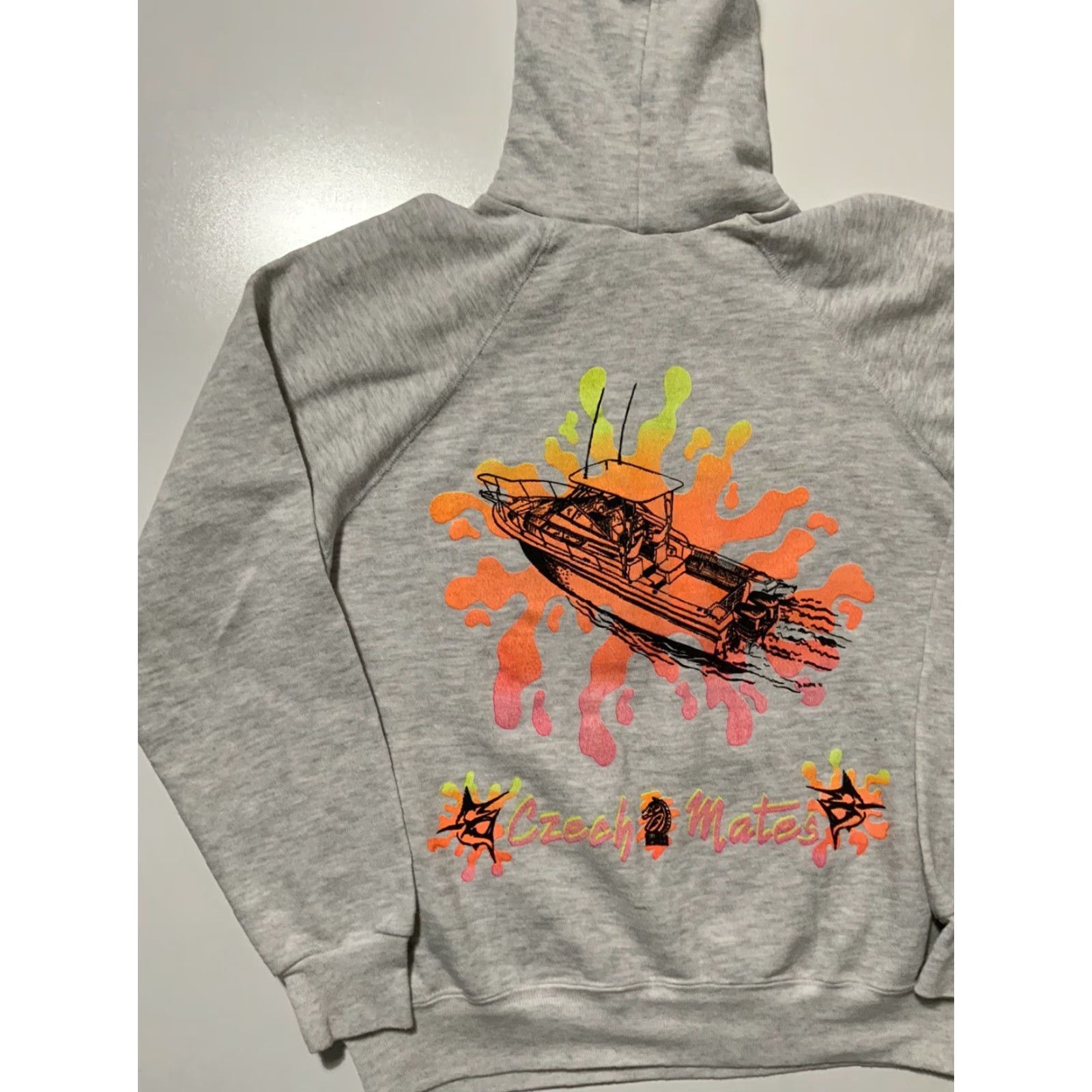 Lee Vintage 90s Lee Czech Mates Boat Yacht Gray Graphic Hoodie XL User: Vintage 90s Lee Czech Mates Boat Yacht Gray Graphic Hoodie XL Size US XL / EU 56 / 4 - 4 Thumbnail