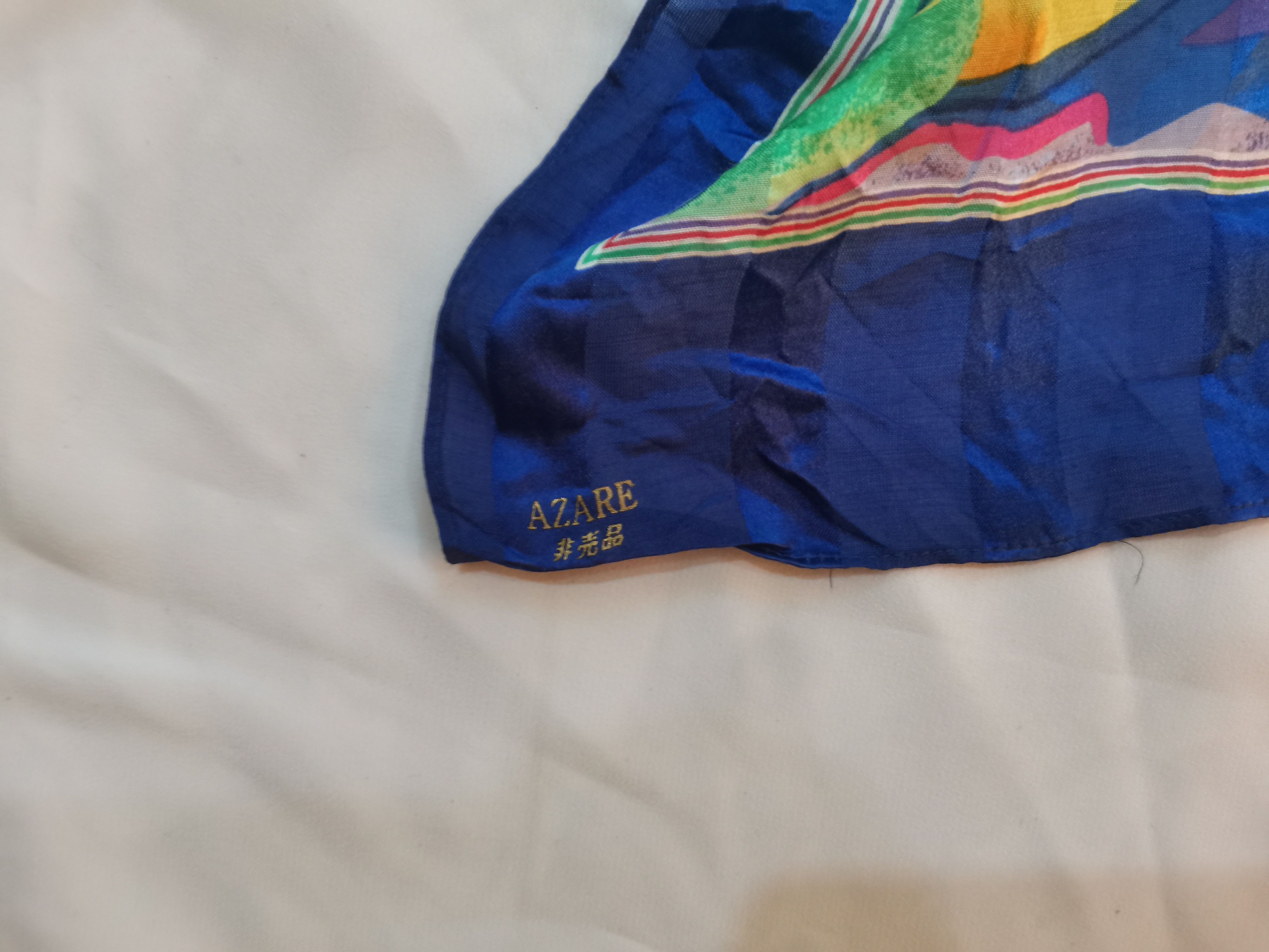 Designer × Vintage Rare Azare scarves nice design Size ONE SIZE - 3 Thumbnail