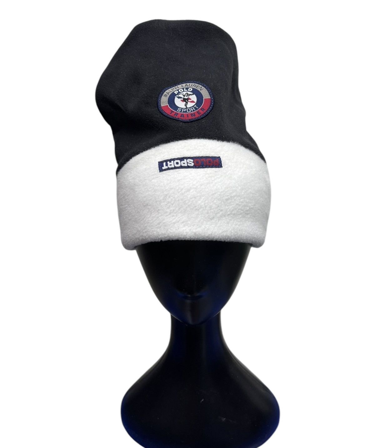 Polo Ralph Lauren × Vintage RARE‼️POLO RALPH LAUREN SPORT TRAINER BEANIE Size ONE SIZE - 1 Thumbnail