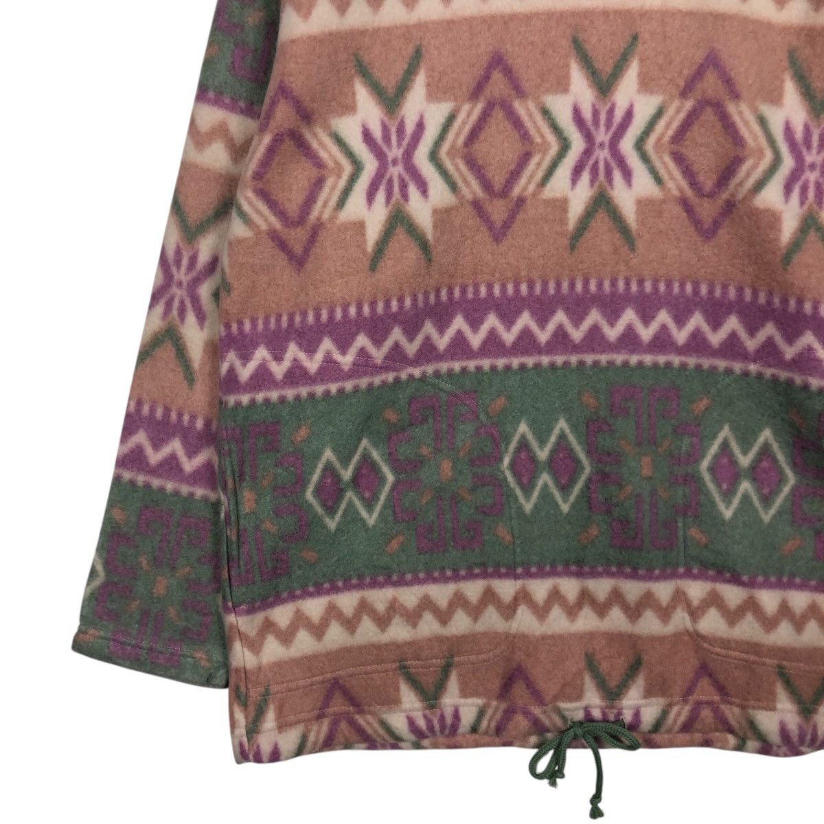 Japanese Brand 📌Vintage Fleece Jacket Navajo Design CP Fleece Sport Size US M / EU 48-50 / 2 - 5 Thumbnail