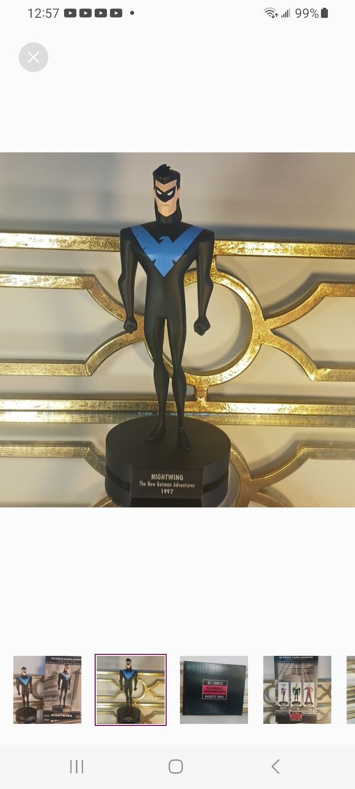 DC Comics 1997 NIGHTWING-DC DIRECT MAQUETTE SERIES, 9 inches Statue, Size ONE SIZE - 2 Thumbnail