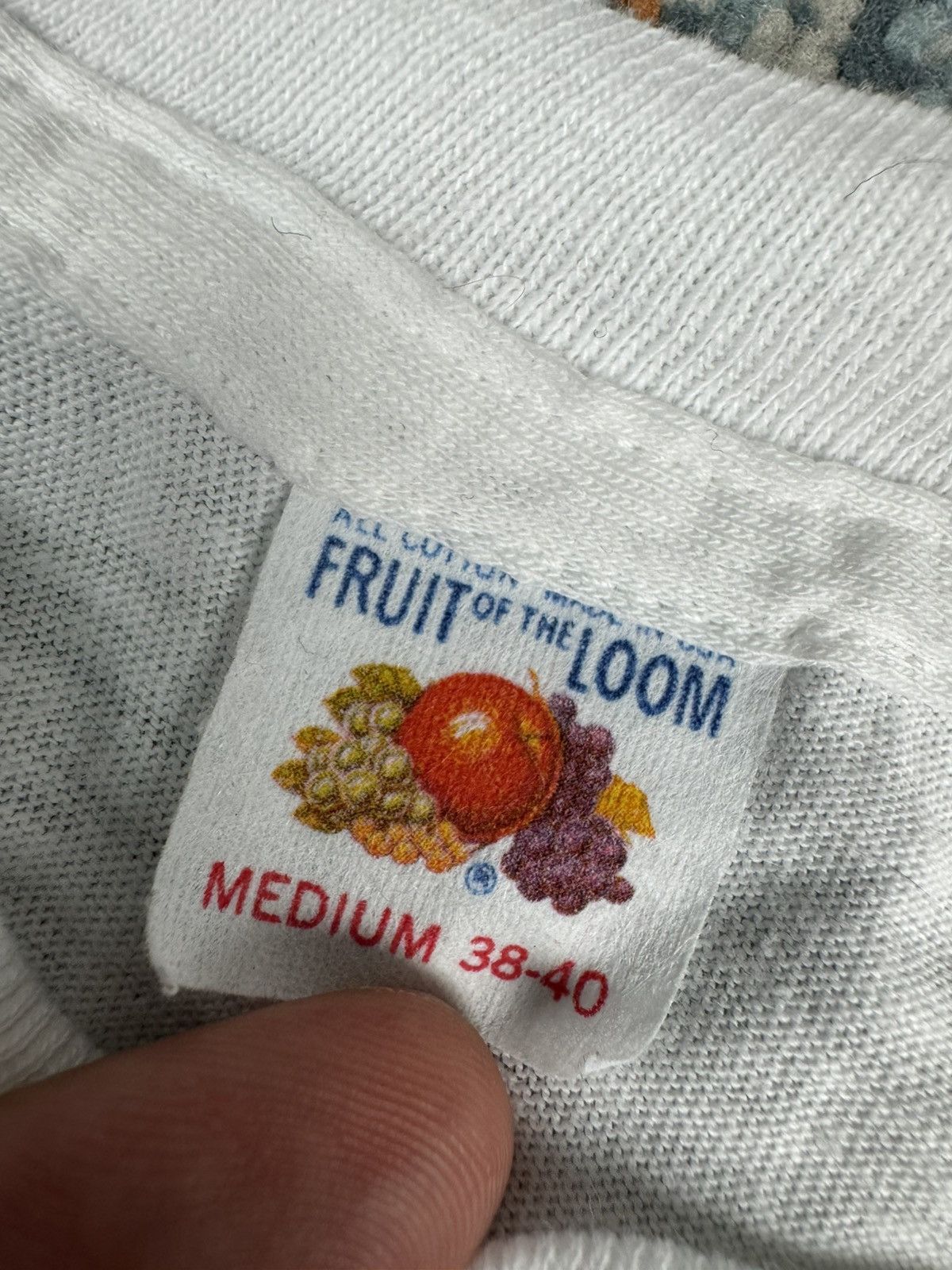 Fruit Of The Loom Vintage 50s/60s Fruit of the loom basic plain tee USA made Size US M / EU 48-50 / 2 - 5 Thumbnail