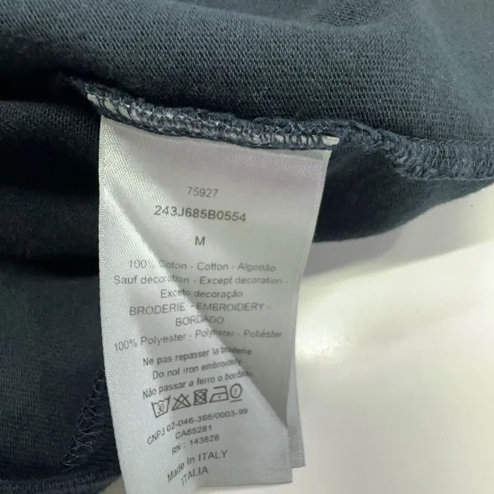Dior Dior Dior Crew Neck Short Sleeve Navy T-Shirt 0079-2507 Size US M / EU 48-50 / 2 - 2 Thumbnail