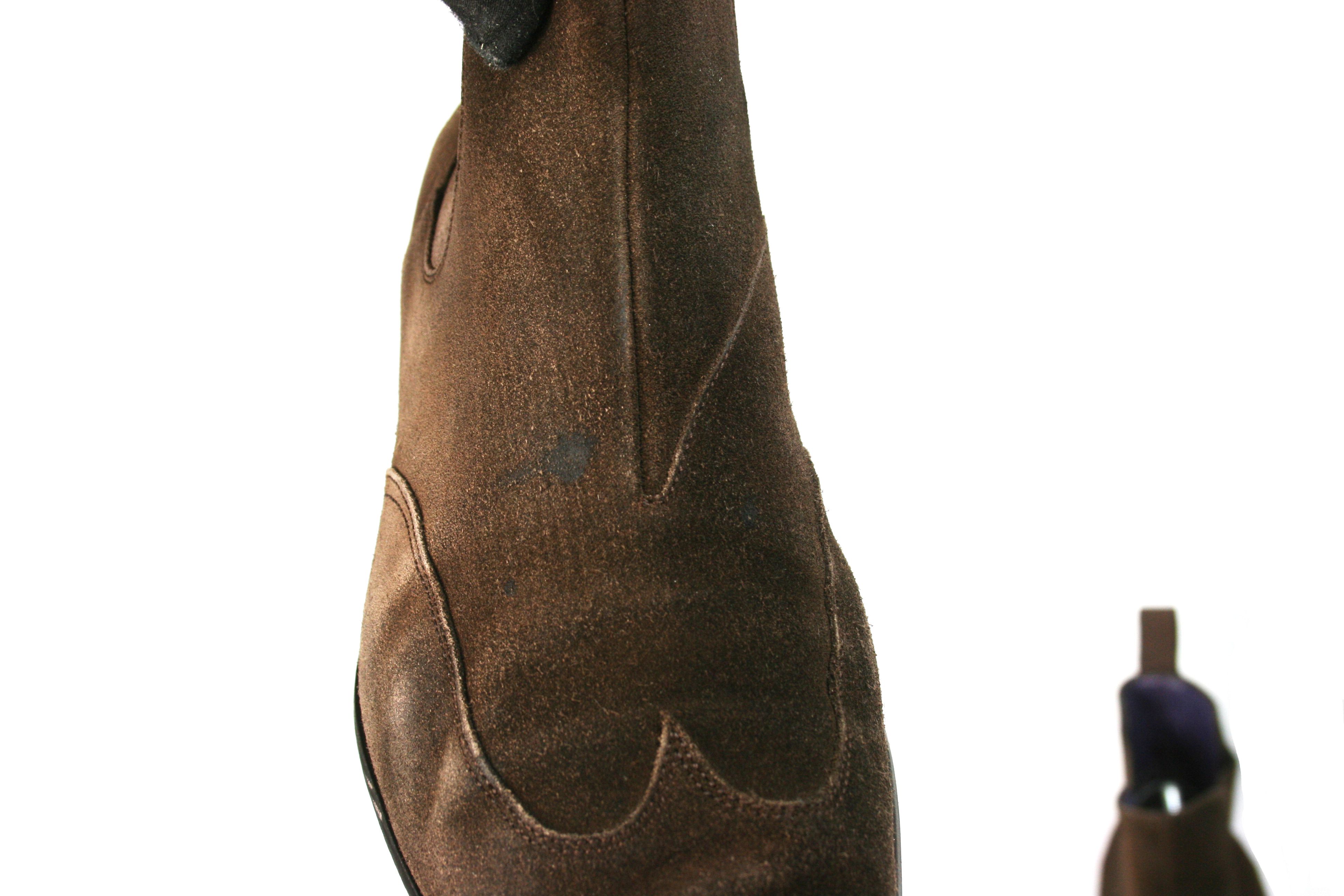 Santoni Suede Chelsea Boots Size US 9.5 / EU 42-43 - 7 Thumbnail