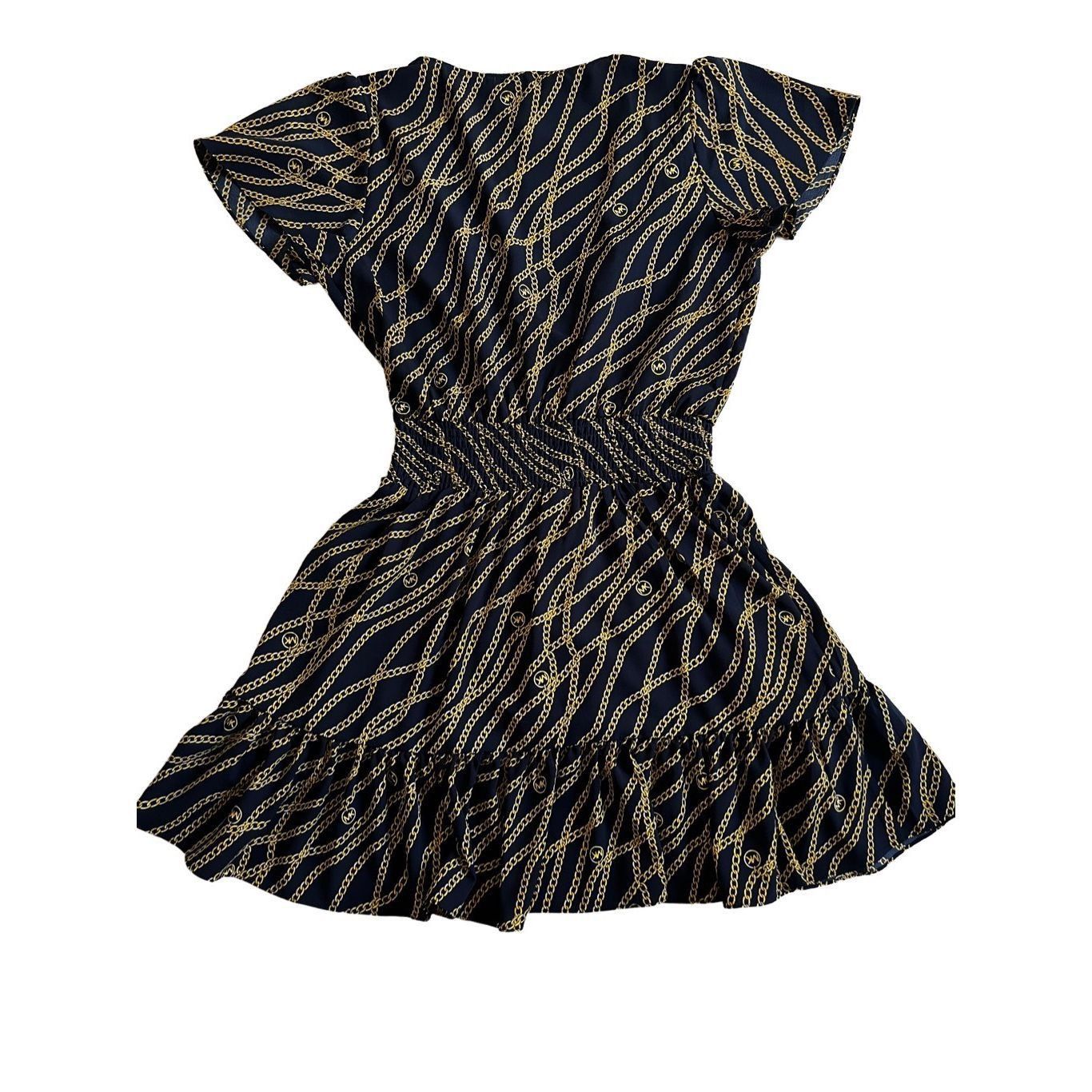 Michael Kors Michael Kors Balloon Sleeve Semi Sheer Pleated Mini Dress |  Grailed