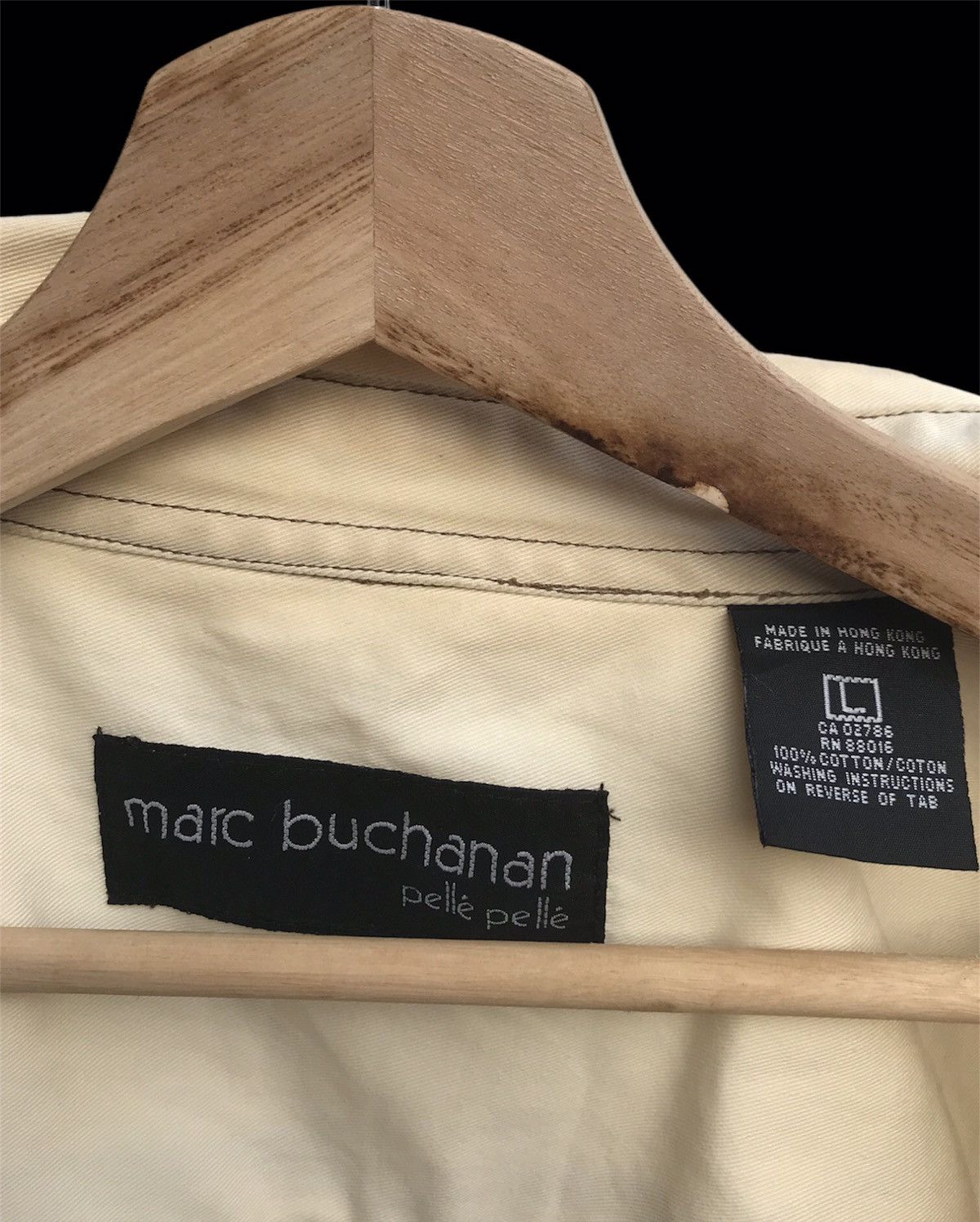 Marc Buchanan × Pelle Pelle × Vintage Vintage Pelle Pelle Sport USA by Marc Buchanan Thick Shirt Size US L / EU 52-54 / 3 - 17 Thumbnail
