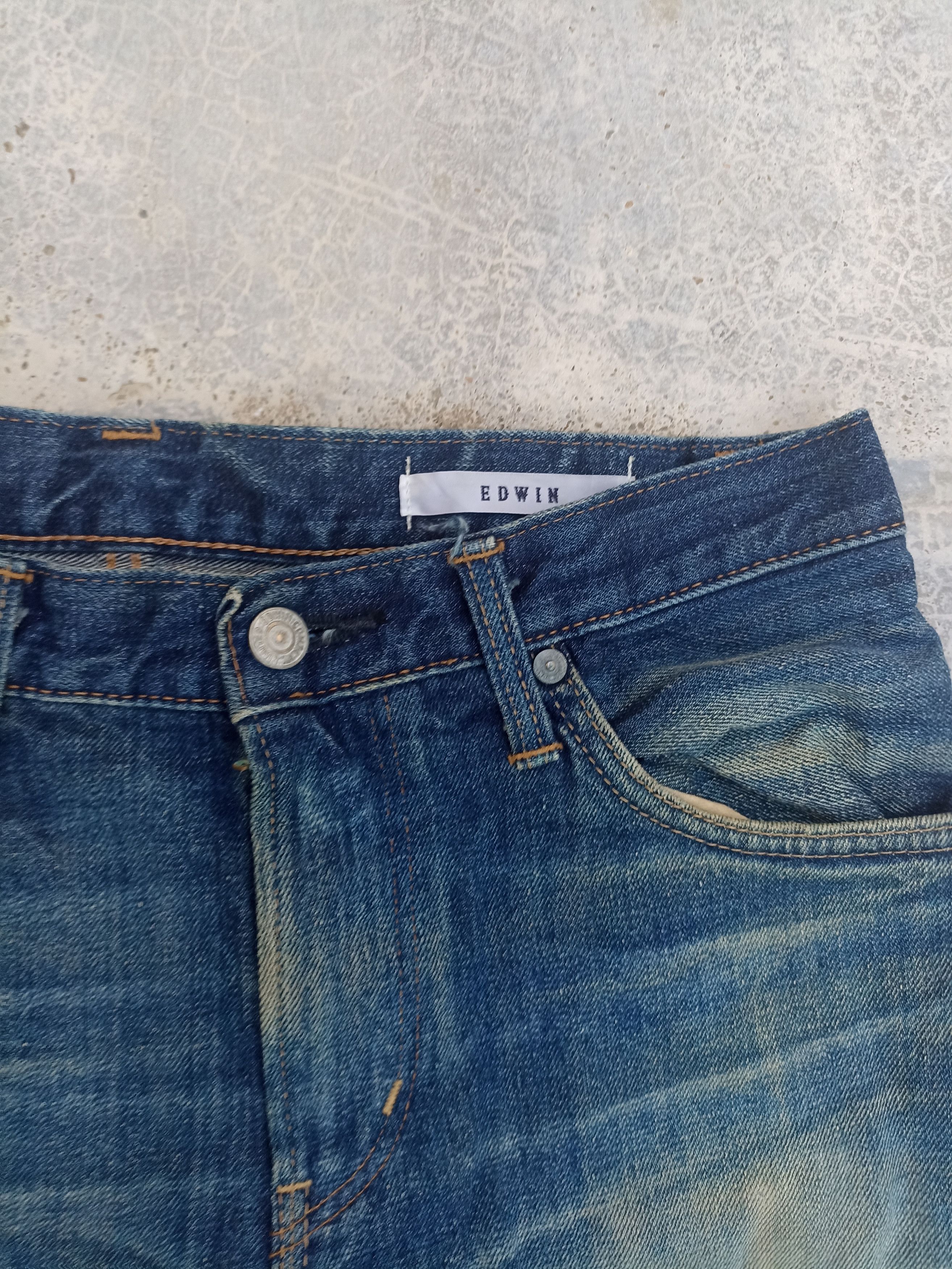 Beauty Beast Vintage Edwin jeans distressed If six was nine Size US 30 / EU 46 - 7 Thumbnail
