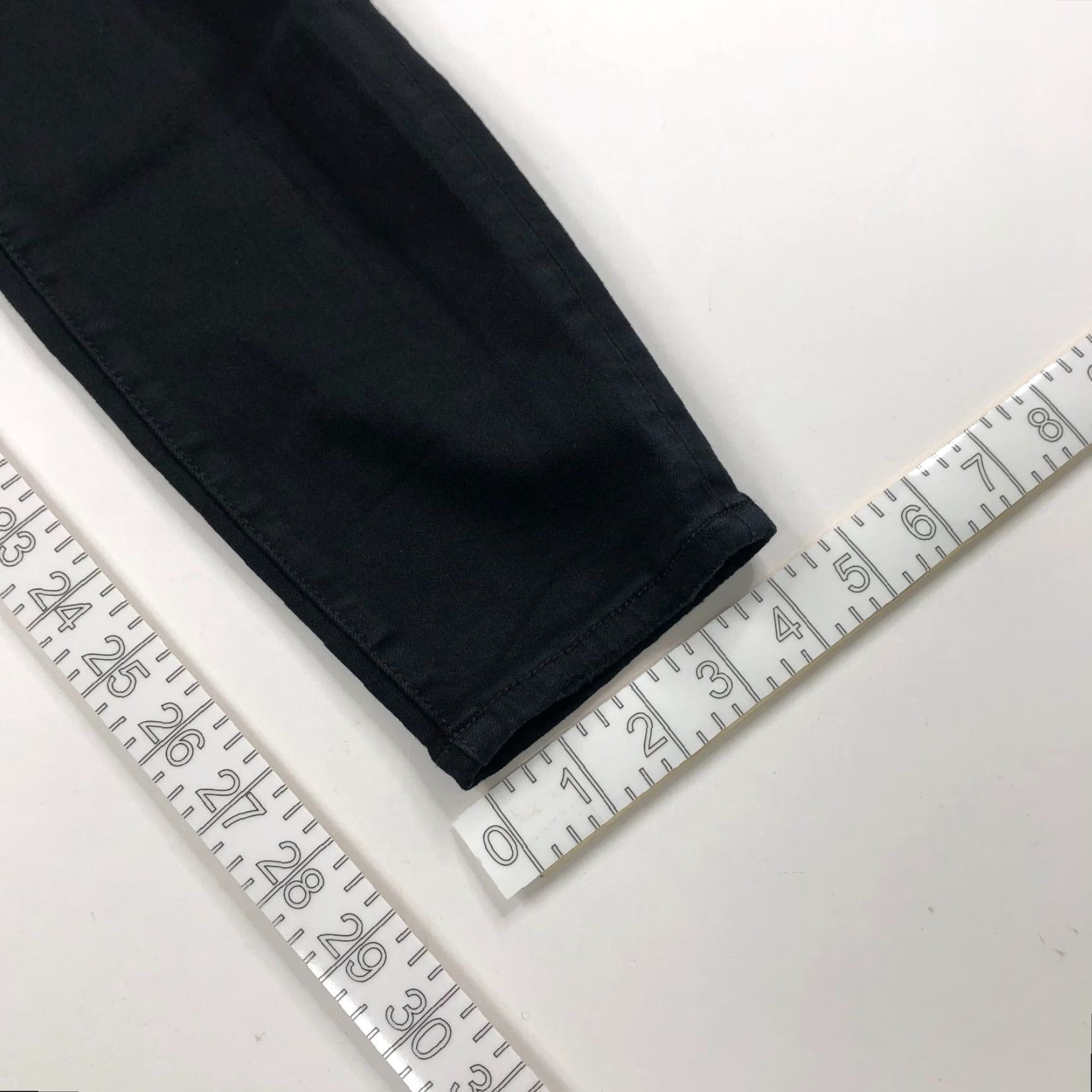 Good American Good American Jeans High Rise Skinny 8 27W 29L GL108TOF Black Denim 5-Pocket Women Size 27" / US 4 / IT 40 - 5 Thumbnail