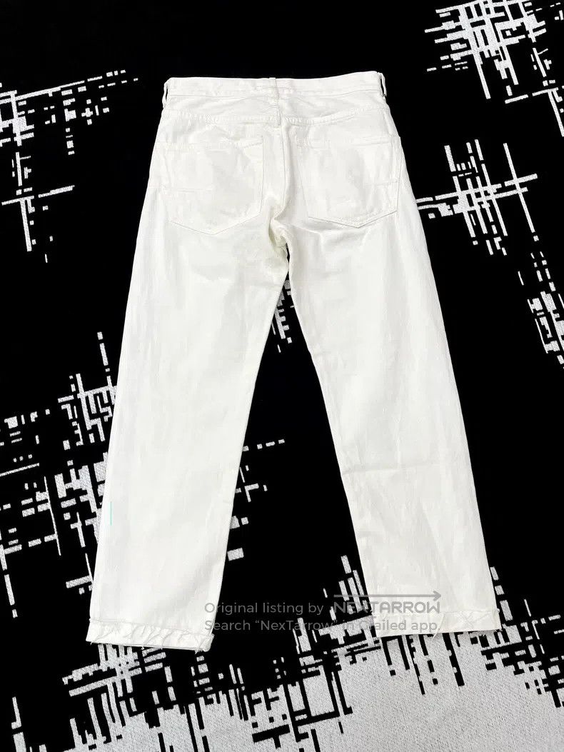 Dior Dior White trouser leg letter jeans Size 42" / US 20 - 3 Thumbnail