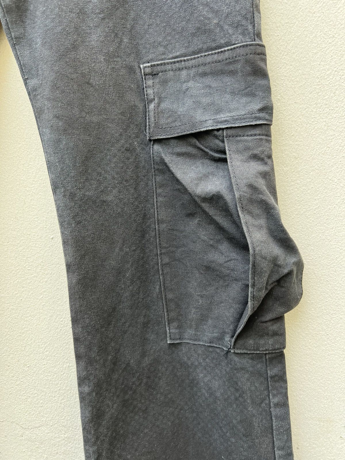 Vintage Vintage Modzart London Fade Camo Stretch Cargo Flare Trouser Size US 27 - 12 Thumbnail