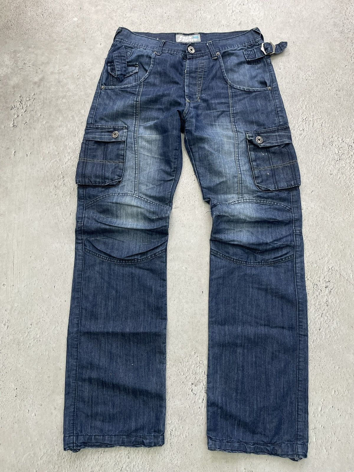 No Fear No Fear Blue Cargo Jeans Skater diesel style y2k 00s Size US 32 / EU 48 - 2 Thumbnail