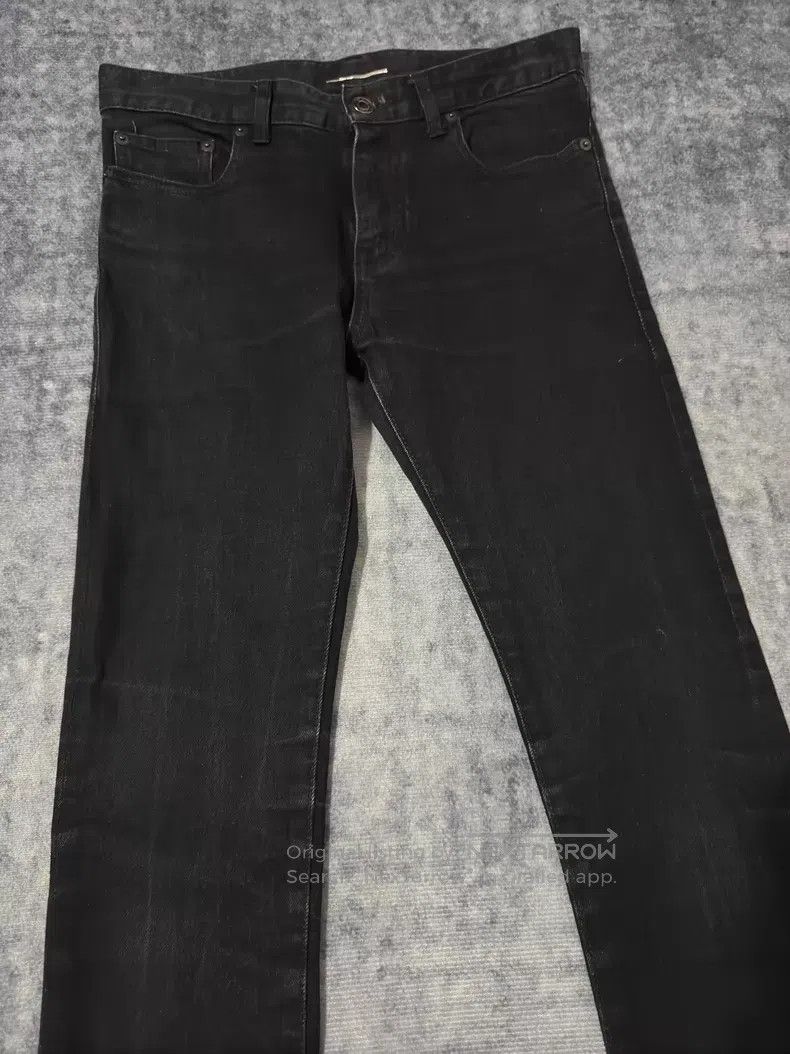 Saint Laurent Paris Saint Laurent Paris Black Demon Claw Basic Straight Denim Size US 29 - 3 Thumbnail